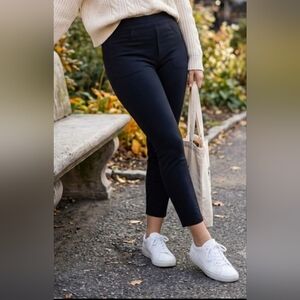 ​✨ SPANX Black The Perfect Pant Slim Ankle Ponte Knit ✨️Like NEW | Size L ✨